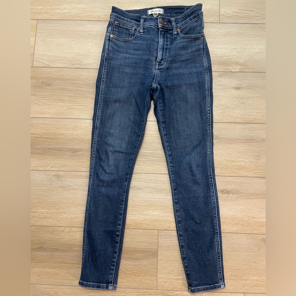 Madewell 10” High-Rise Skinny denim Blue Jeans size 26